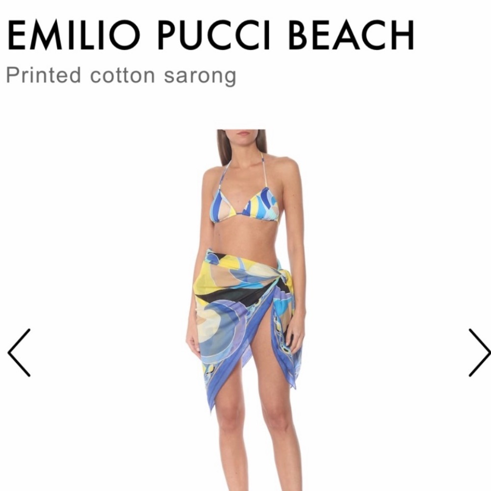 Emilio Pucci Printed Sarong